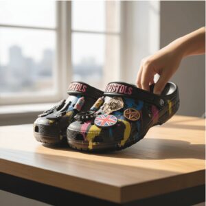 Sex Pistols Crocs Clog with Charms