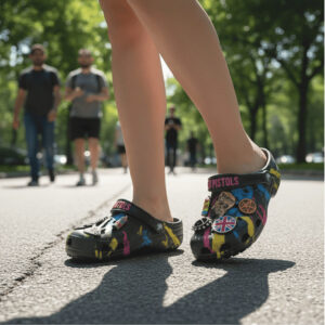 Sex Pistols Crocs Clog with Charms