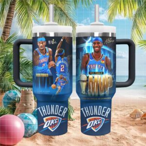 Shai Gilgeous Alexander OKC Thunder NBA Finals MVP Commemorative Design