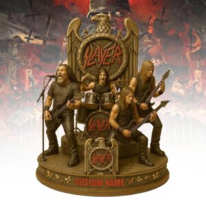 Slayer Band Member Desktop Statue with Customizable Name