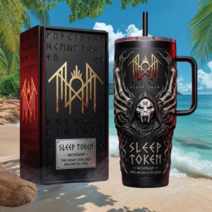 Sleep Token “Take Me Back To Eden” 40oz Tumbler with Handle