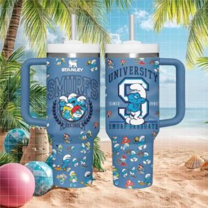 Smurfs University Est 1958 “Call Me Big Papa” Smurf Graduate Design