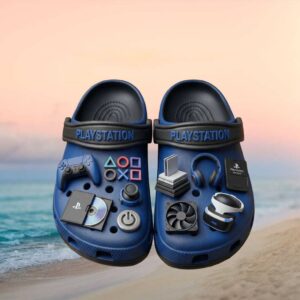 Sony PlayStation Console Graphic Clogs