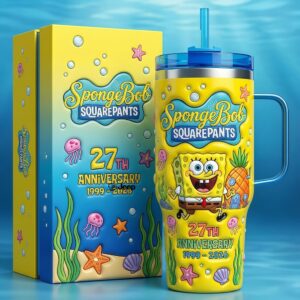 SpongeBob SquarePants 27th Anniversary Bikini Bottom 40oz Tumbler