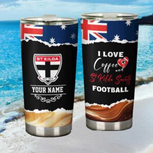 St Kilda Saints Afl Custom Name Tumbler Personalized Saints Football Gear