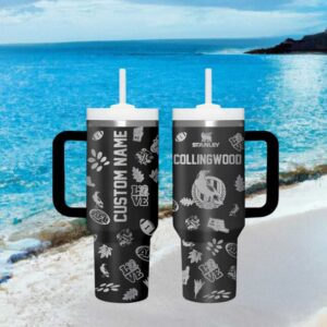 Stanley Tumbler Collingwood Magpies Afl Custom Name