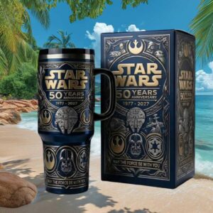 Star Wars 50 Years Anniversary 1977 2027 May The Force Be With You Tumbler