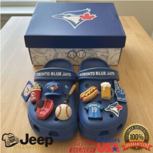 Step Up to the Plate Toronto Blue Jays Fan Clogs