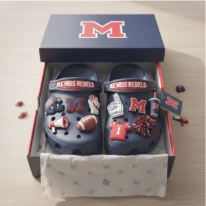 Step into Gameday Spirit with Ole Miss Rebels Crocs