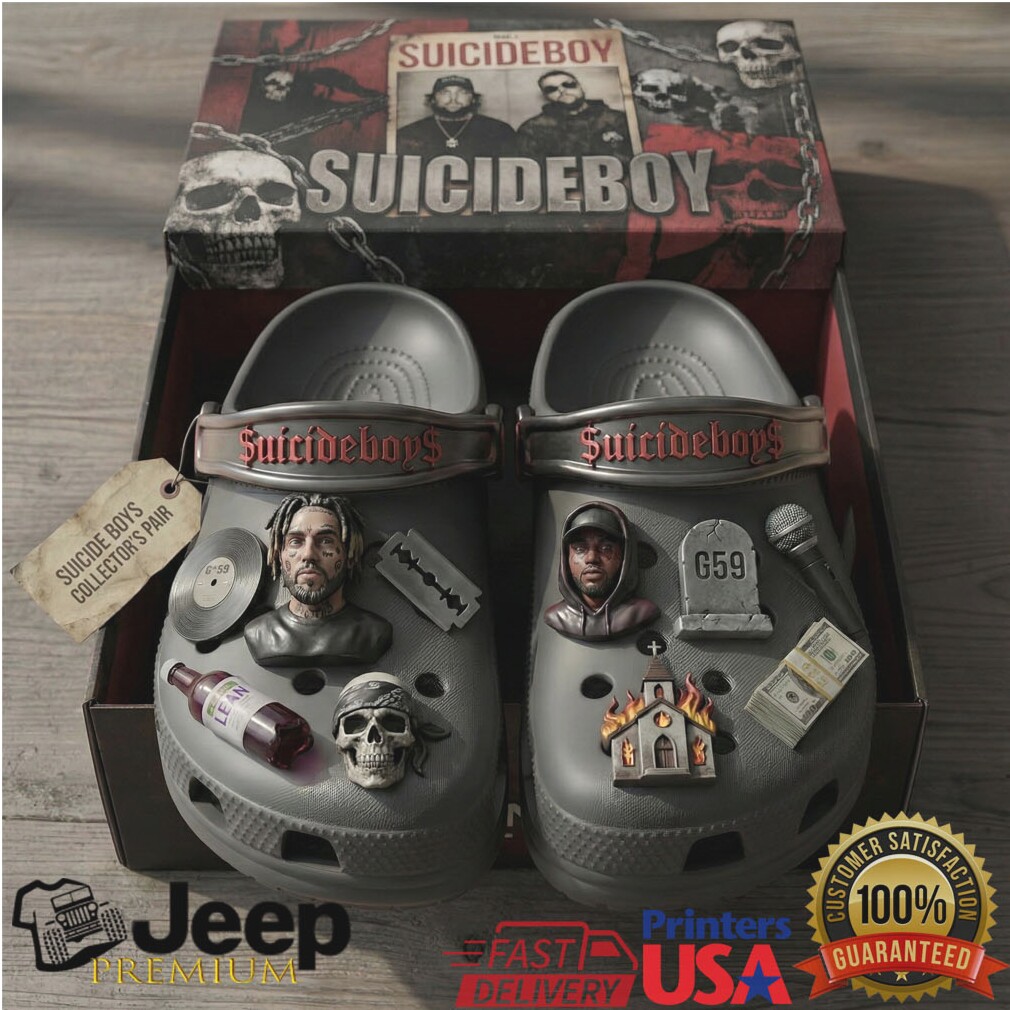 Suicideboys G59 Collector’s Edition Croc Clogs Suicideboys G59 Collector’s Edition Croc Clogs