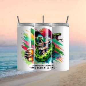 Surviving Fatherhood One Beer at a Time Tumbler