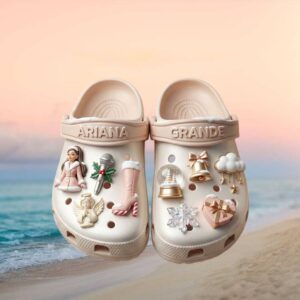 Sweetener & Christmas Vibes Crocs Accessories