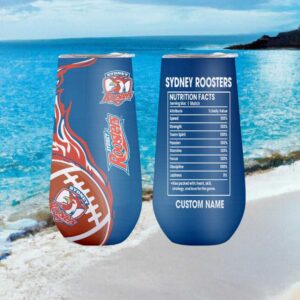 Sydney Roosters Nrl Nutrition Facts Personalized Tumbler