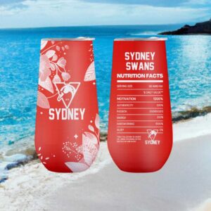 Sydney Swans Afl Nutrition Facts Red Tumbler Design