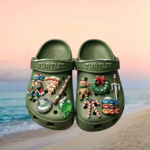 Teenage Mutant Ninja Turtles Festive Clogs with Charms
