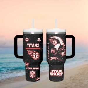 Tennessee Titans Star Wars Darth Vader Nfl Tumbler Design