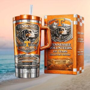 Tennessee Volunteers 135 Years (Est. 1891) Neyland Stadium Collector's Edition Tumbler