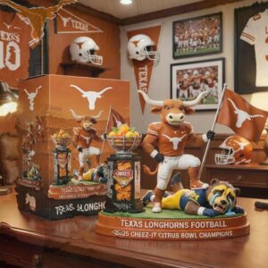 Texas Longhorns 2025 Cheez It Citrus Bowl Champions Commemorative Ornament Texas Longhorns 2025 Cheez It Citrus Bowl Champions Commemorative Ornament