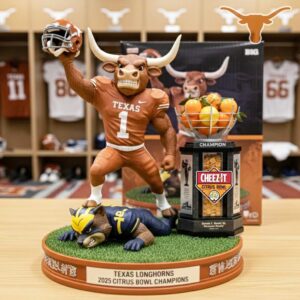 Texas Longhorns 2025 Citrus Bowl Champions Mascot Statue