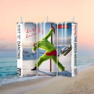 The Green Meanie Dirt 'G' Dancing Christmas Tumbler