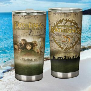 The Lord Of The Rings 25Th Anniversary Fellowship Of The Ring 20Oz Travel Tumbler