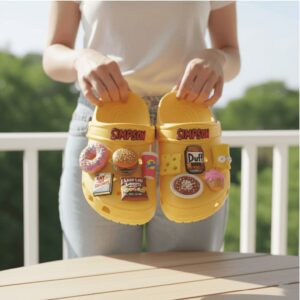 The Simpsons Classic Clog Springfield Snacks Edition