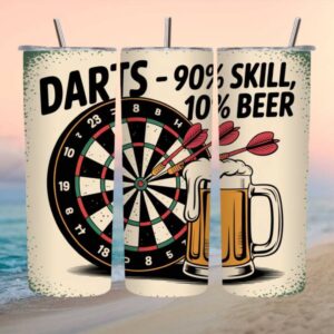 The Ultimate Darts Enthusiast Beer Tumbler