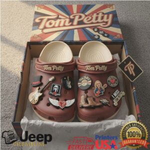Tom Petty Crocs with charms