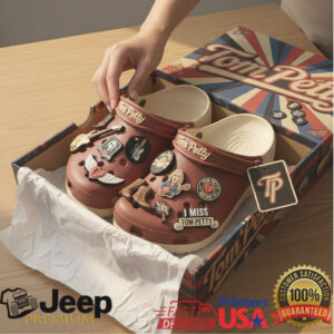 Tom Petty Crocs with charms