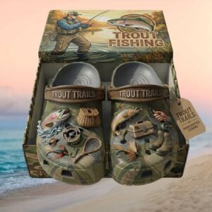Trout Trails Fishing Crocs