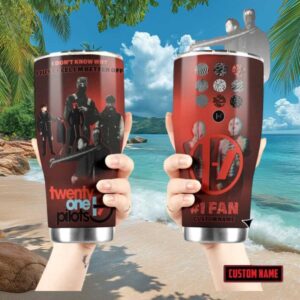 Twenty One Pilots Band Custom Name 40oz Tumbler Wrap