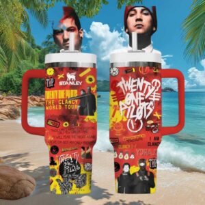 Twenty One Pilots The Clancy World Tour Band Fan 40oz Tumbler