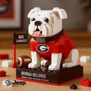 UGA Bulldogs Dooley Field Collectible Desktop Ornament