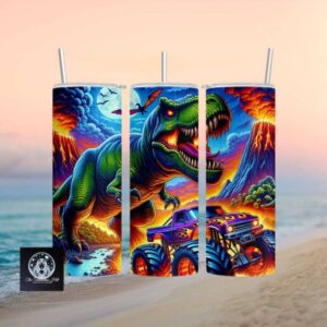 Ultimate Dinosaur & Monster Truck Adventure Tumbler