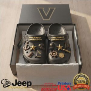 Vanderbilt Commodores Classic Clogs with Custom Charms
