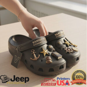 Vanderbilt Commodores Classic Clogs with Custom Charms