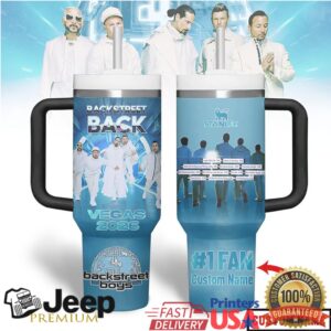 Vegas 2026 Backstreet Boys Themed Custom Stanley Tumbler