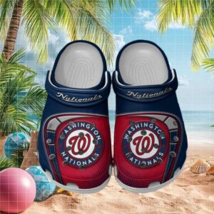 Washington Nationals Red And Navy Fan Clogs