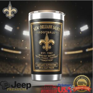 Who Dat Nation New Orleans Saints Football Tumbler