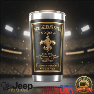 Who Dat Nation New Orleans Saints Football Tumbler