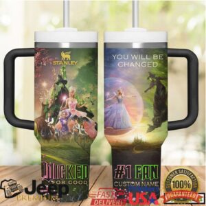 Wicked For Good Custom Name Tumbler