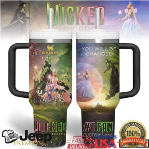 Wicked For Good Custom Name Tumbler