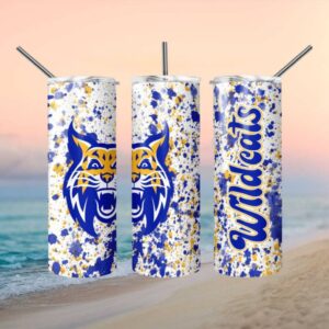 Wildcats Team Spirit Stainless Steel Tumbler