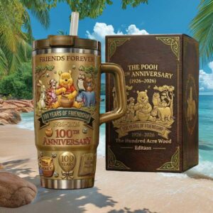 Winnie the Pooh 100th Anniversary Limited Edition 40oz Tumbler with Handle