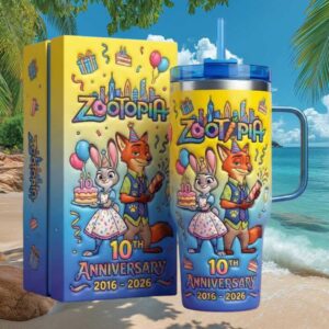 Zootopia 10th Anniversary Judy & Nick Celebration 40oz Tumbler