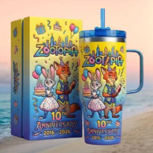Zootopia 10th Anniversary Judy & Nick Celebration 40oz Tumbler