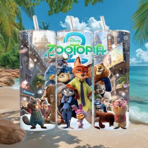 Zootopia Judy Hopps & Nick Wilde Stainless Steel Tumbler