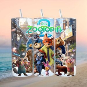 Zootopia Judy Hopps & Nick Wilde Stainless Steel Tumbler