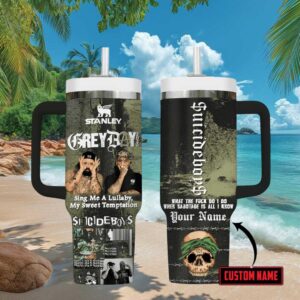 $uicideboy$ Grey Day 2025 Tour Custom Name Skull Design Tumbler