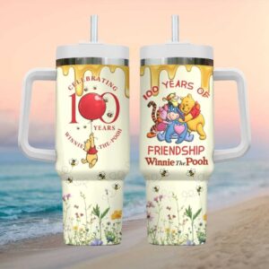 100 Years of Friendship Winnie The Pooh and Friends Honey Drip Tumbler